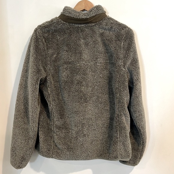 L.L.Bean Olive Green Fleece Pullover - L - Picture 5 of 6